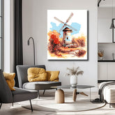 Painting by Numbers Landscape Painting Mill